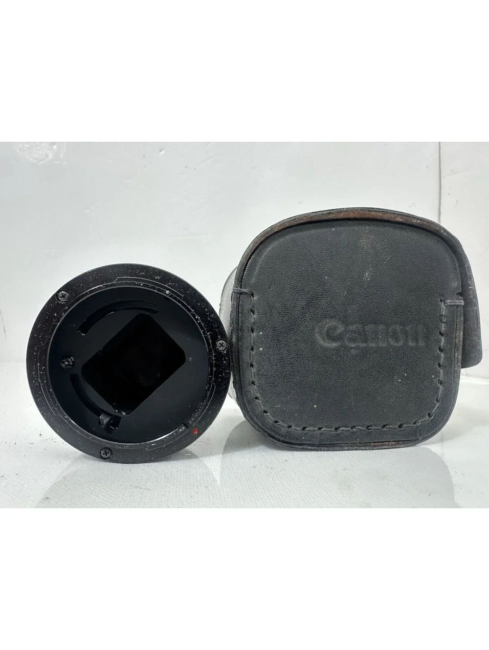 Vintage Canon Extension Tube FD 25 Macro Close Up Ring w/ Leather Case Japan
